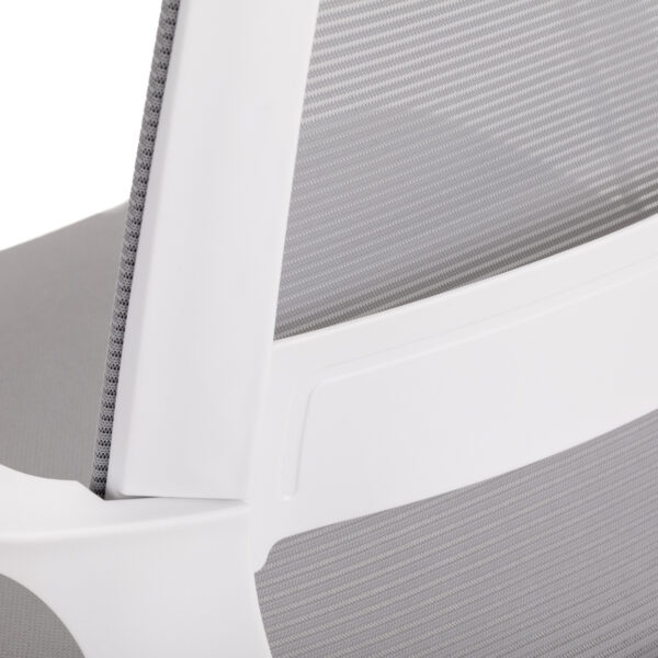 Kantoor Stoel QS-11 wit-grijs  5