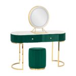 Kaptafel Velvet T11 groen toilet  1