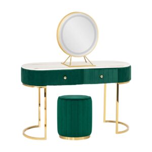 Kaptafel Velvet T11 groen toilet  1