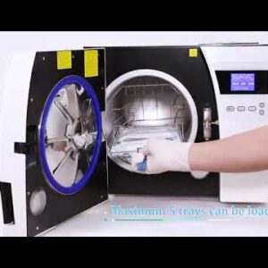 Lafomed Autoclave Premium Line LFSS12AA LCD Met Printer 12-L Klasse B Medisch Zwart  1