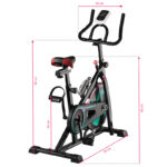 Magneto 20 Zwart-aquamarine Hometrainer spinningfiets  7