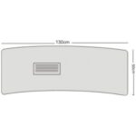 Manicure tafel giovanni dm135p met absorber met absorber  2