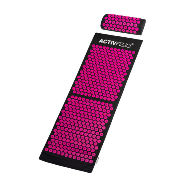 Mat voor acupressuur Activfizjo Big Basic Pink Zwart  2