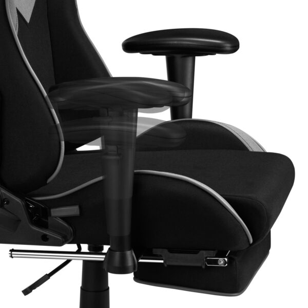 Materiaal Dark Gamestoel - Zwart / Dark Grey  11
