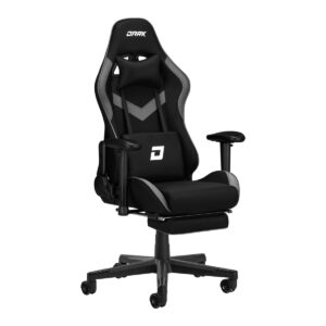 Materiaal Dark Gamestoel - Zwart / Dark Grey  1