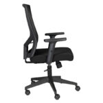 Office Behandelstoel ontmoette Armleuning Comfort 32 Zwart  2