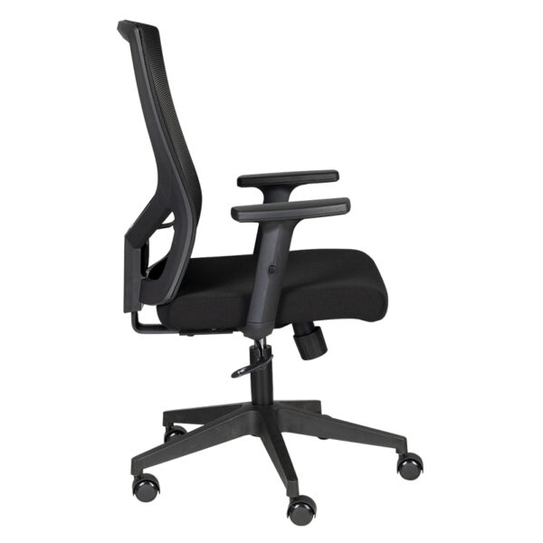 Office Behandelstoel ontmoette Armleuning Comfort 32 Zwart  2