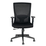 Office Behandelstoel ontmoette Armleuning Comfort 32 Zwart  4