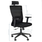 Office Stoel Comfort 32H Zwart  5