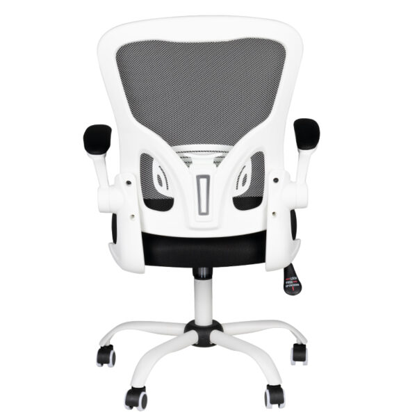 Office Stoel Comfort 73 Wit en Zwart  3