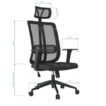 Office Stoel Max Comfort 5h Zwart  4