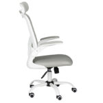 Office Stoel Max Comfort 73H Wit and Gray  2