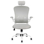 Office Stoel Max Comfort 73H Wit and Gray  4