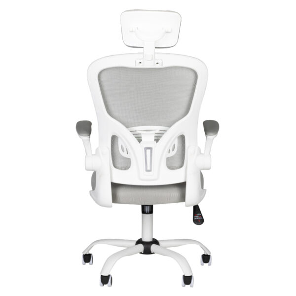 Office Stoel Max Comfort 73H Wit and Gray  5
