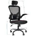 Office Stoel Max Comfort 73H Zwart  6