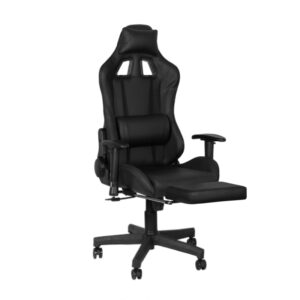 Premium 557 GameStoel Met Footstest Zwart  1