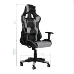 Premium 916 grijze gamestoel  8