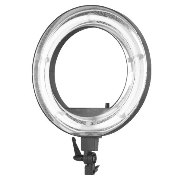 Ringlamp 18 "55W fluorescerende Zwart + statief  2