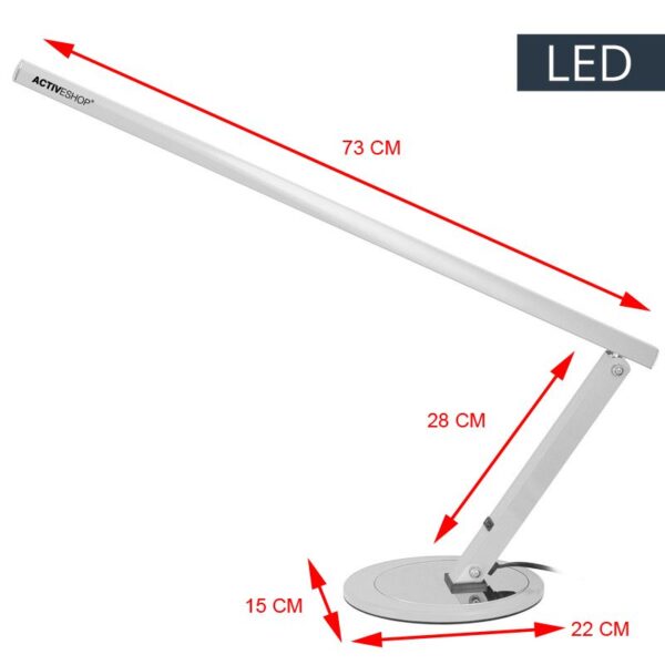 Slanke led aluminium bureaulamp  2