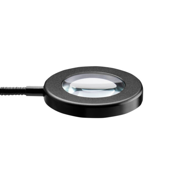 Snake Ring LED -lamplamp op een bureau Zwart  2