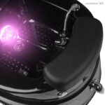 Spa pedicure stoel as-122 zwart en wit vol massagefunctie  9