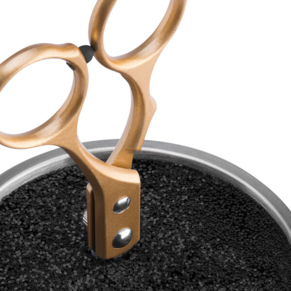 Sta voor de kappersschaar Skull ontmoet hoorns  4