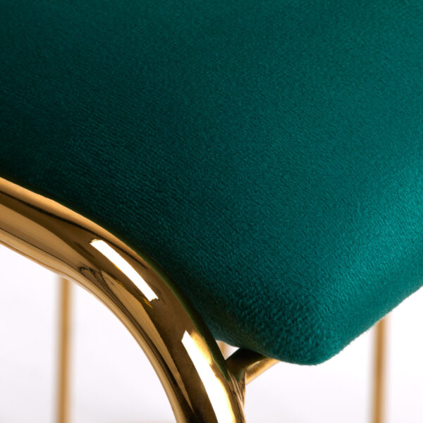 Stoel Velvet QS-M00 Goud Green  6