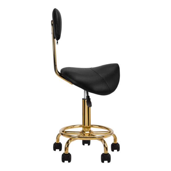 Tabouret 6001G Goud Zwart  2