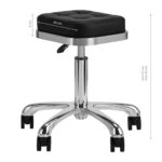 Tabouret M-1645 Silver Zwart  4