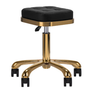 Tabouret M-1645 Zwart Goud  1