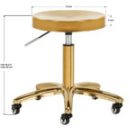 Tabouret Stoel Gouden AM863  3
