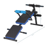 Trainingsbank 07 Zwart blauw  7