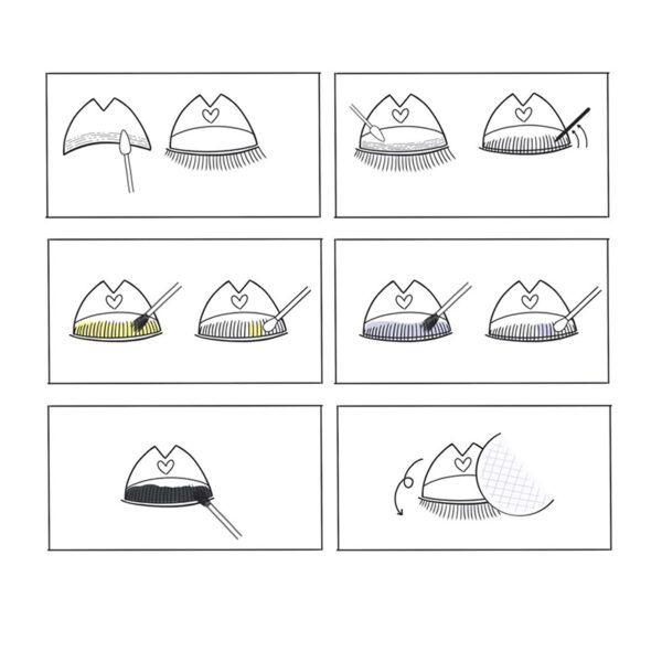 Wimperliftkit 36 ​​Refectocil -toepassingen  4