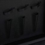 Zwart Barber Hairdressing -koffer  9