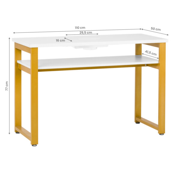 manicure tafel 22g wit absorber momo s41  2