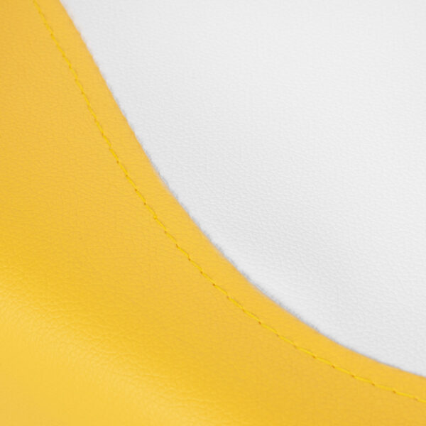 opklapbare massagetafel hout comfort activfizjo 2 secties wit geel  10