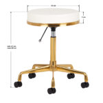 tabouret H4 Wit Goud  3