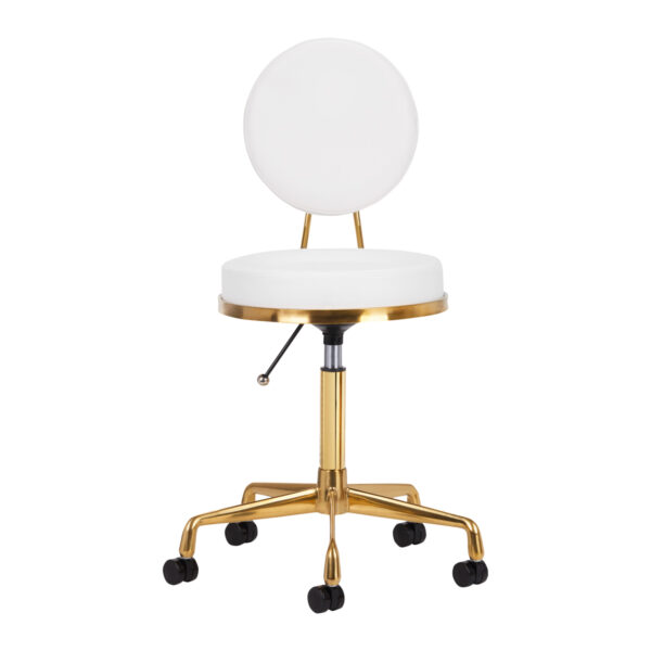 tabouret h5 wit goud  2