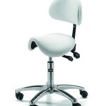 Werkkrukken viii-4 met rugleuning  1