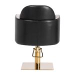 Gabbiano kappersstoel Malaga goud zwart - Afbeelding 4