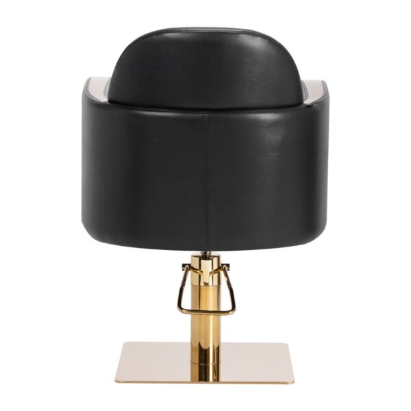 Gabbiano kappersstoel Malaga goud zwart - Afbeelding 4