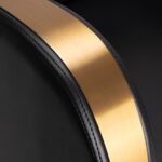 Gabbiano kappersstoel Malaga goud zwart - Afbeelding 5