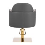 Gabbiano kappersstoel Malaga goud grijs - Afbeelding 4