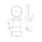 Mirplay Kaptafel Dafne - Afbeelding 2