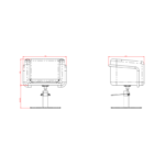 Mirplay Kappersstoel Egan B R - Afbeelding 2