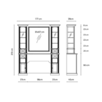 Mirplay Kaptafel William 2 B - Afbeelding 2
