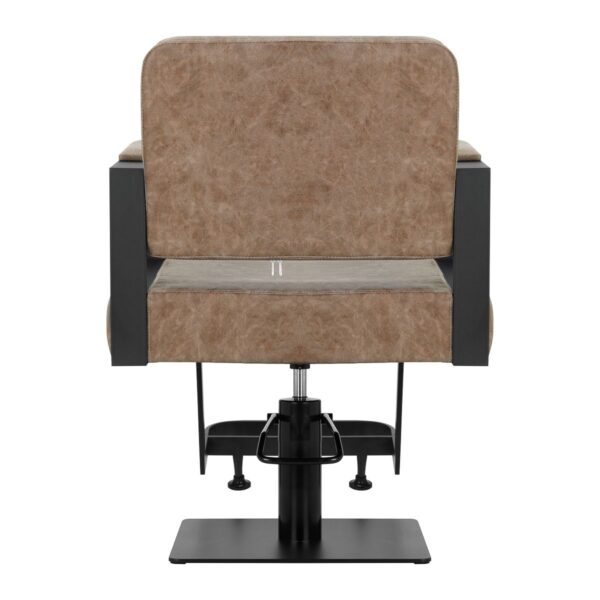 Gabbiano Modena oude bruine kappersstoel - Afbeelding 5