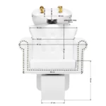 Wasunit Berlijn  Wit - Afbeelding 9