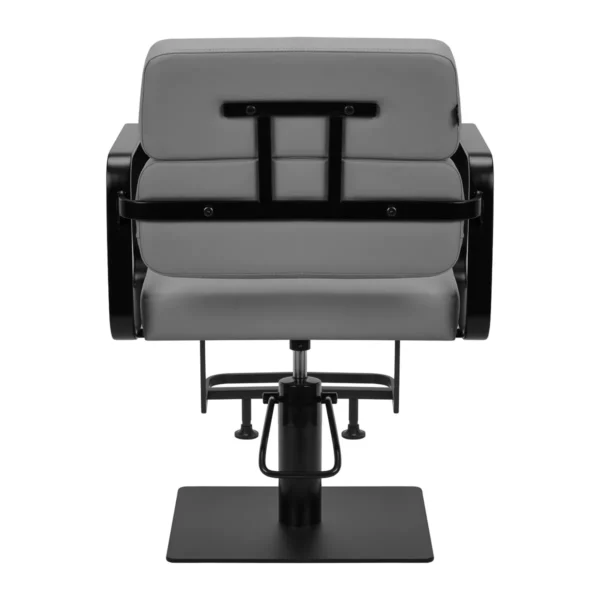 Kappersstoel Porto Grijs Zwart - Afbeelding 3