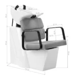 Wasunit Porto Zwart Grijs - Afbeelding 5